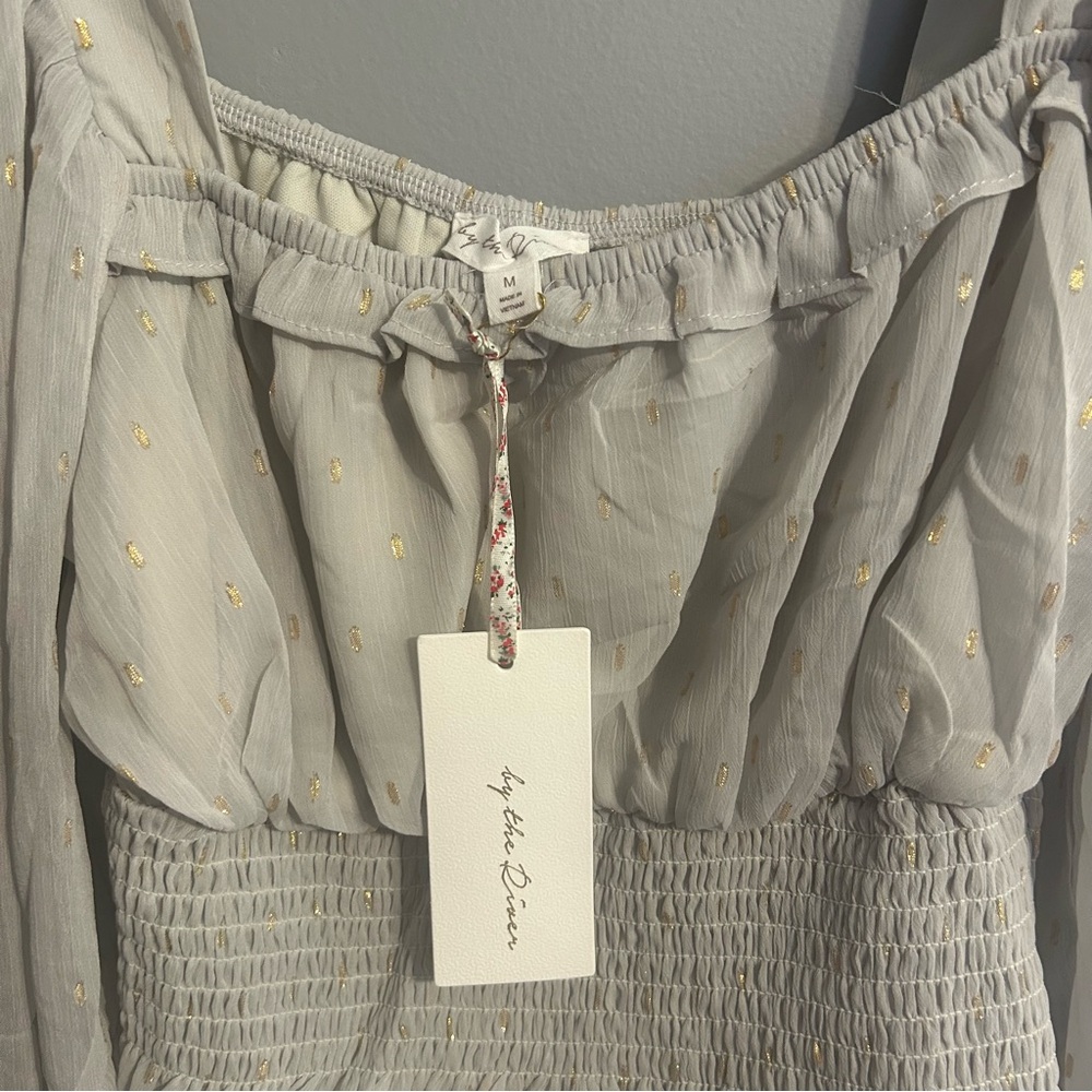 By The River Shimmering Blouse - Moon River - Anthropologie - Picture 7 of 8